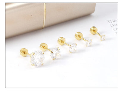 Celeste Crystal Prong Studs