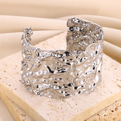 Luxury Gold Irregular Bangle