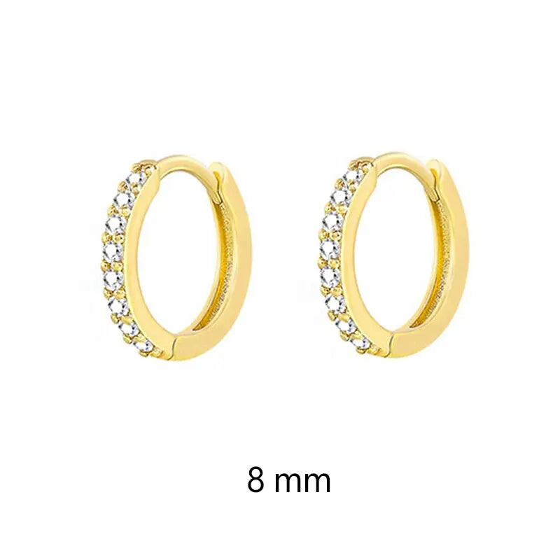 Aurelia Crystal Hoops