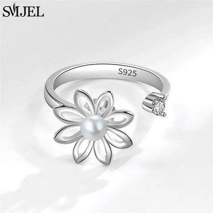 Rotating Charm Anxiety Ring