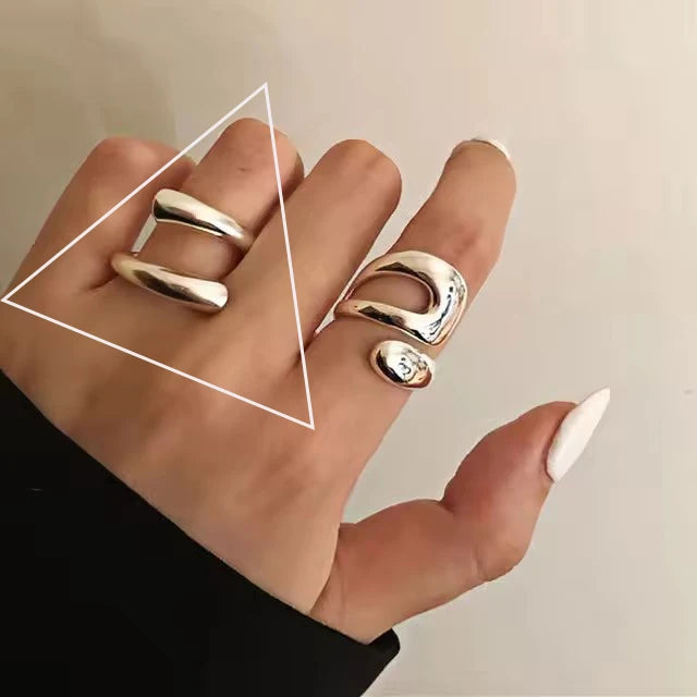 Retro Floral Sterling Ring