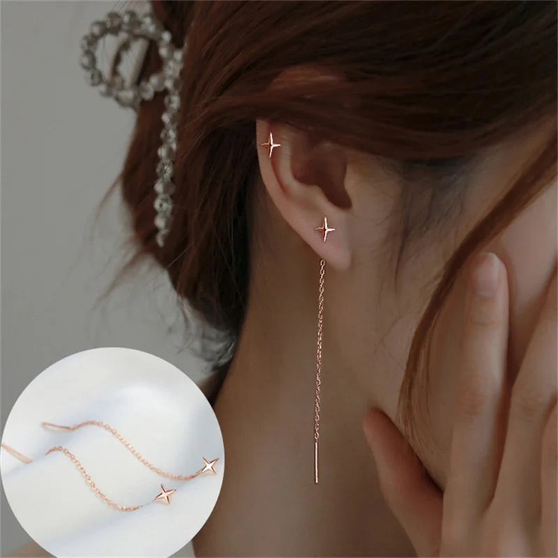 Celeste Golden Leaf Earrings