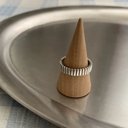 Vintage Geometric Charm Ring