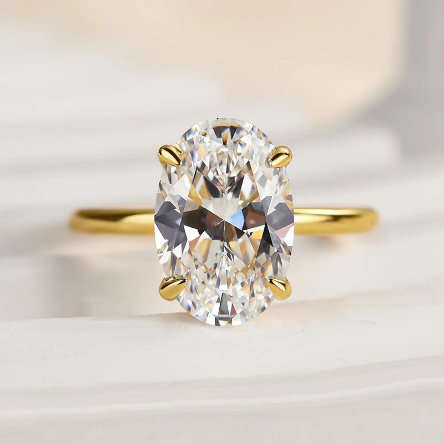 Luxury Sterling Zircon Promise Ring