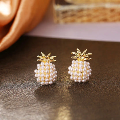 Celeste Pearl Circle Earrings