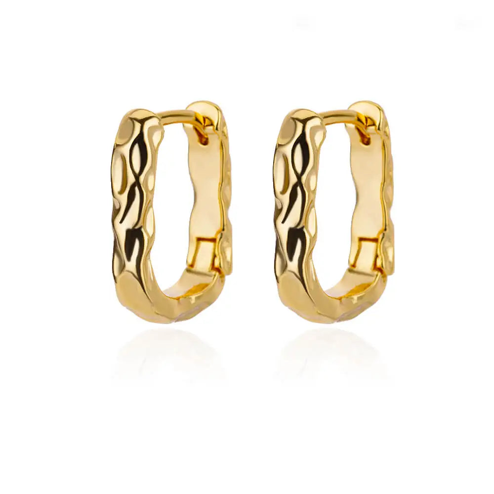 Celeste Star Hoop Earrings