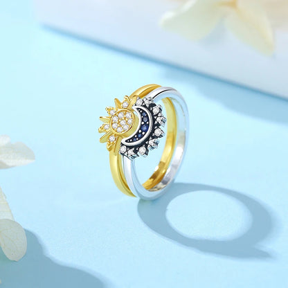 Crystal Love Crown Ring