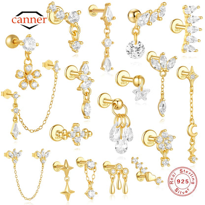 Celeste Moonstar Tassel Stud