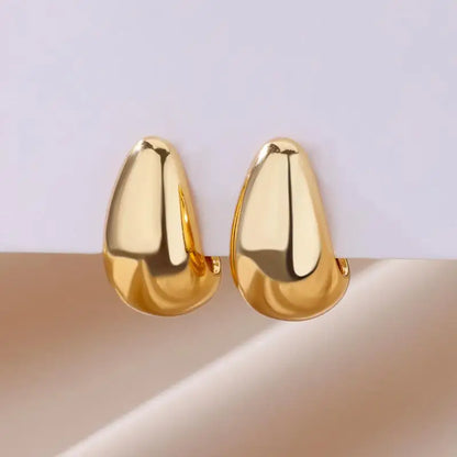 Celeste Heart Hoop Earrings