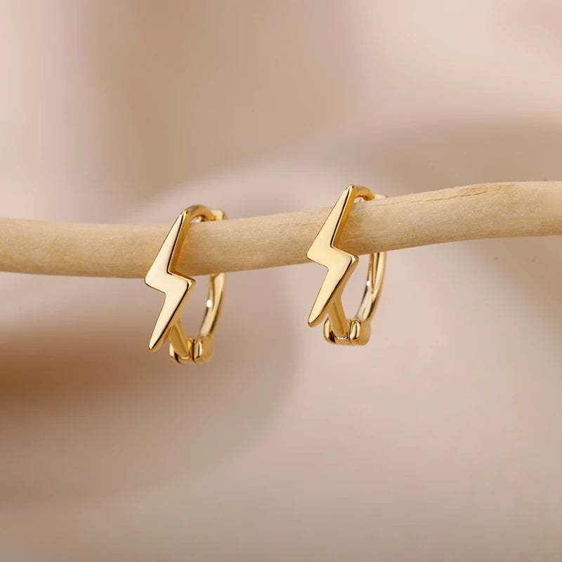 Celeste Star Hoop Earrings