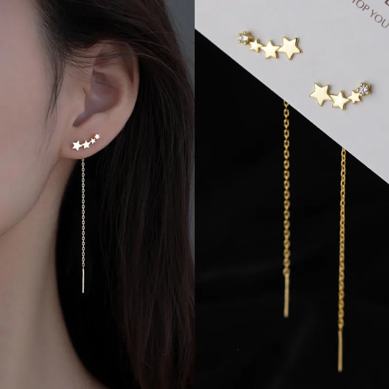 Celeste Golden Leaf Earrings