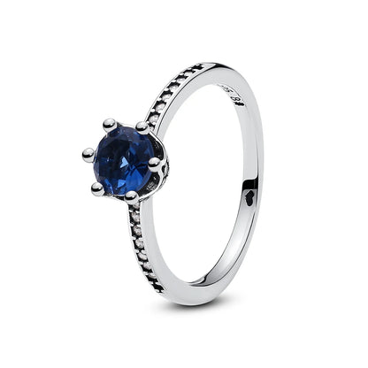 Crystal Love Crown Ring