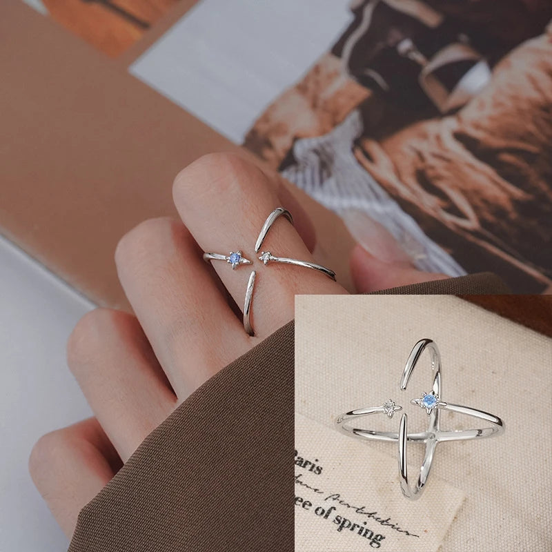 Retro Floral Sterling Ring