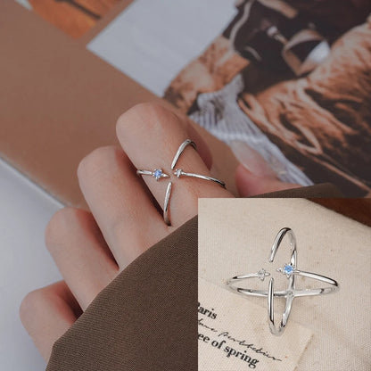 Retro Floral Sterling Ring