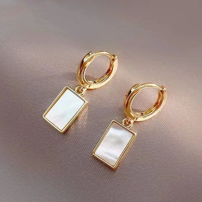 Celeste Pearl Circle Earrings