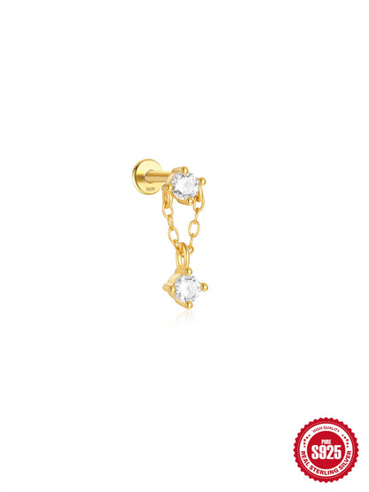 Celeste Moonstar Tassel Stud