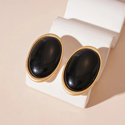 Celeste Ruby Oval Studs