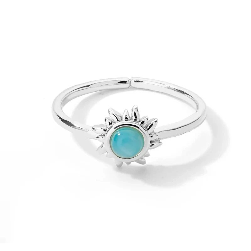 Ethereal Opal Flower Ring