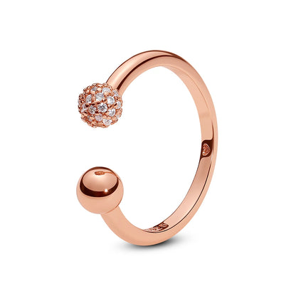 Crystal Love Crown Ring