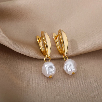 Celeste Heart Hoop Earrings