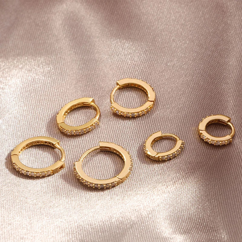 Aurelia Crystal Hoops