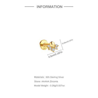 Celeste Moonstar Tassel Stud