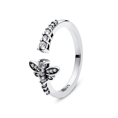 Crystal Love Crown Ring