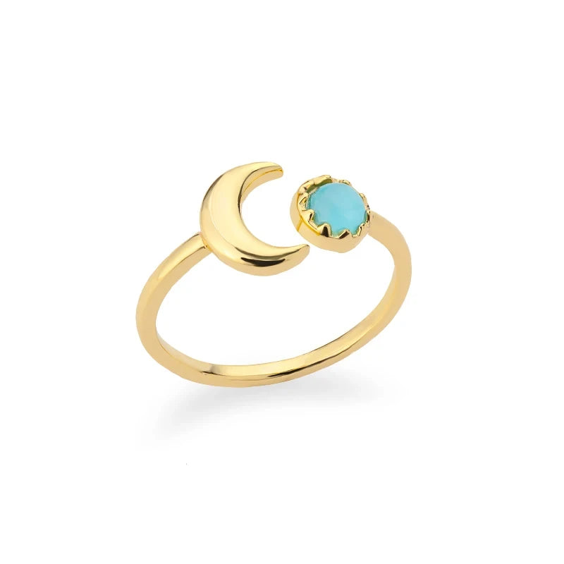 Ethereal Opal Flower Ring