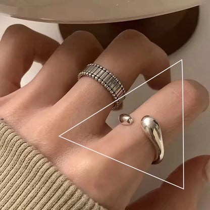 Retro Floral Sterling Ring