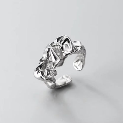 Sterling Twisted Chunk Ring