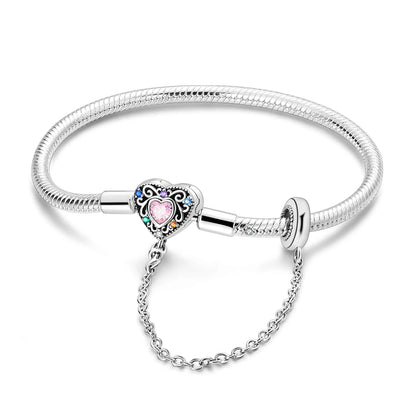 Holy Mother Heart Charm Bracelet
