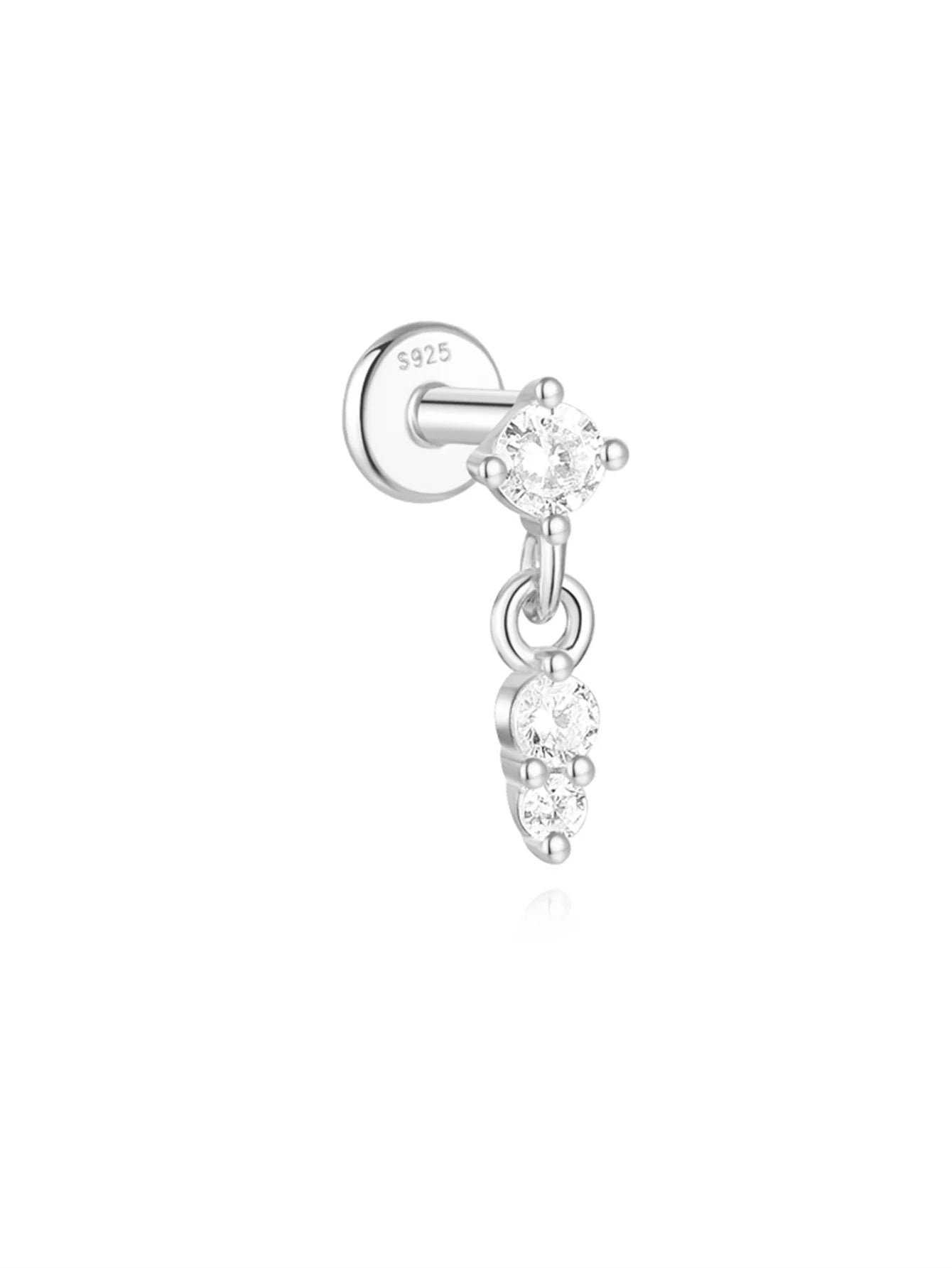 Celeste Moonstar Tassel Stud
