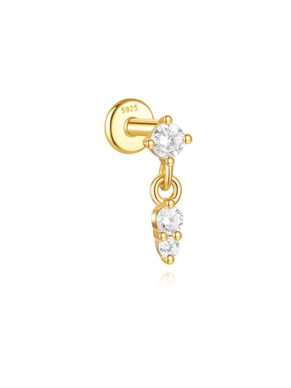 Celeste Moonstar Tassel Stud