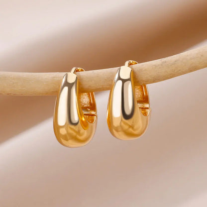 Celeste Heart Hoop Earrings