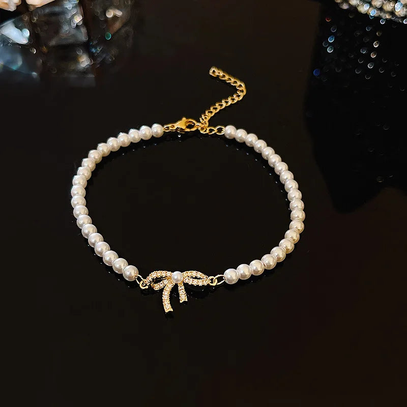 Rainbow Crystal Chain Bracelet