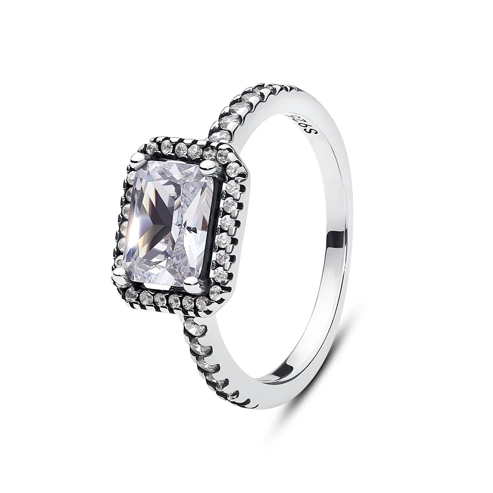 Crystal Love Crown Ring