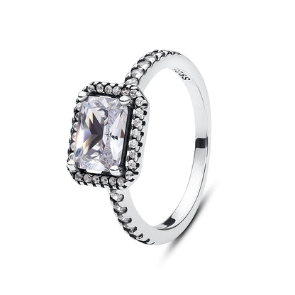 Crystal Love Crown Ring
