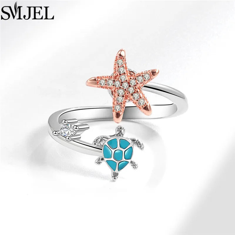Rotating Charm Anxiety Ring