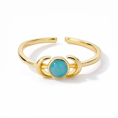 Ethereal Opal Flower Ring