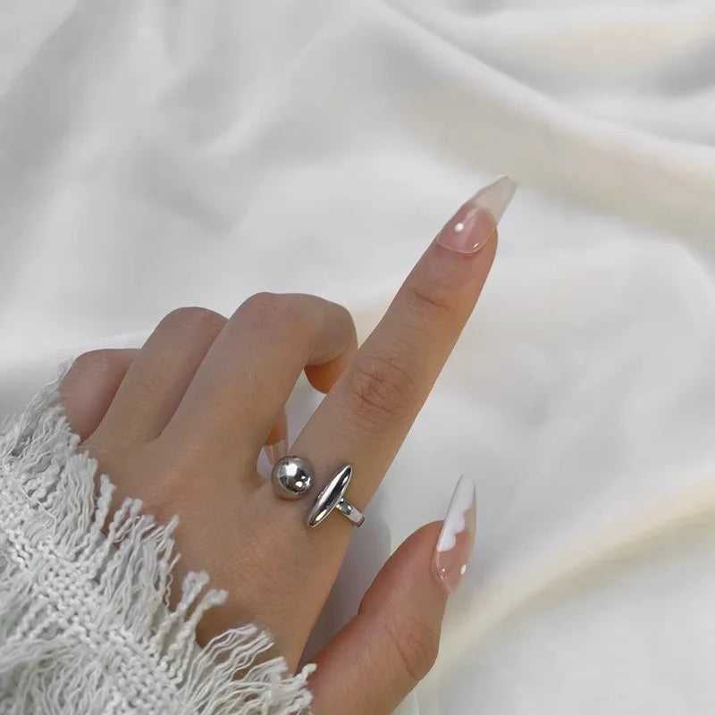 Vintage Geometric Charm Ring