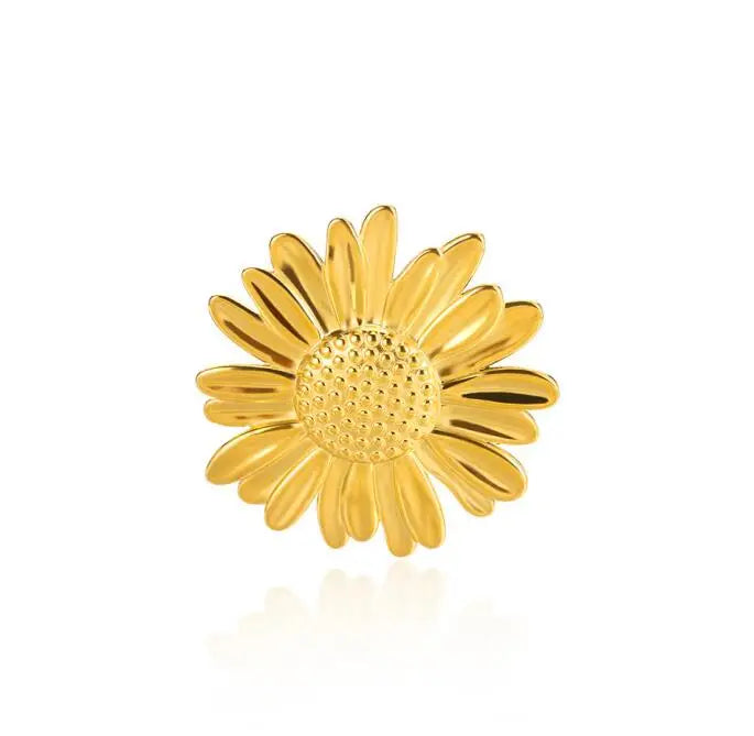 Golden Edge Open Ring
