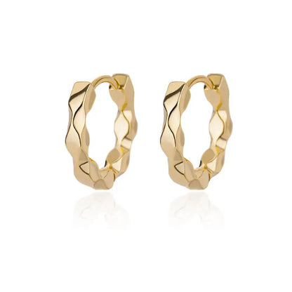 Celeste Star Hoop Earrings