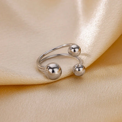 Gold Sphere Ring