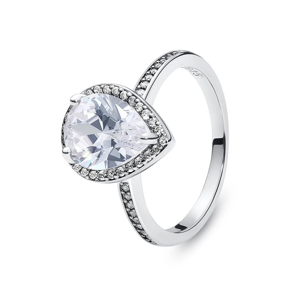 Crystal Love Crown Ring