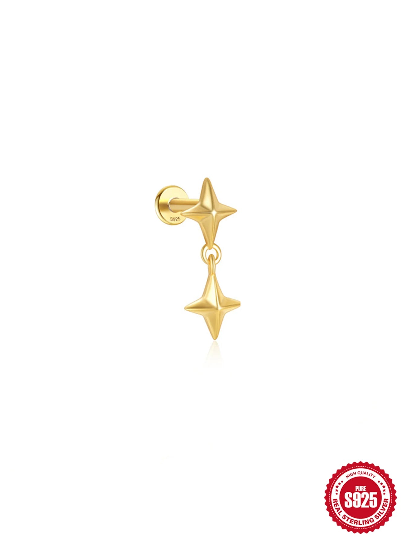 Celeste Moonstar Tassel Stud