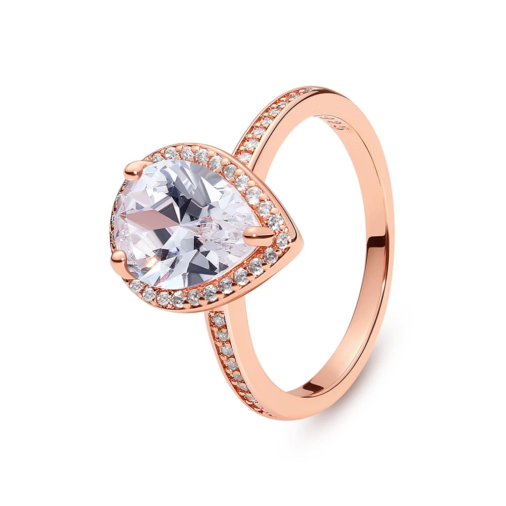 Crystal Love Crown Ring