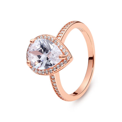 Crystal Love Crown Ring