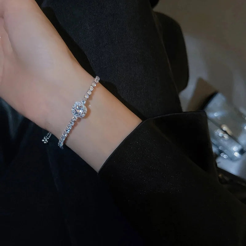 Celeste Gold Rhinestone Bracelet