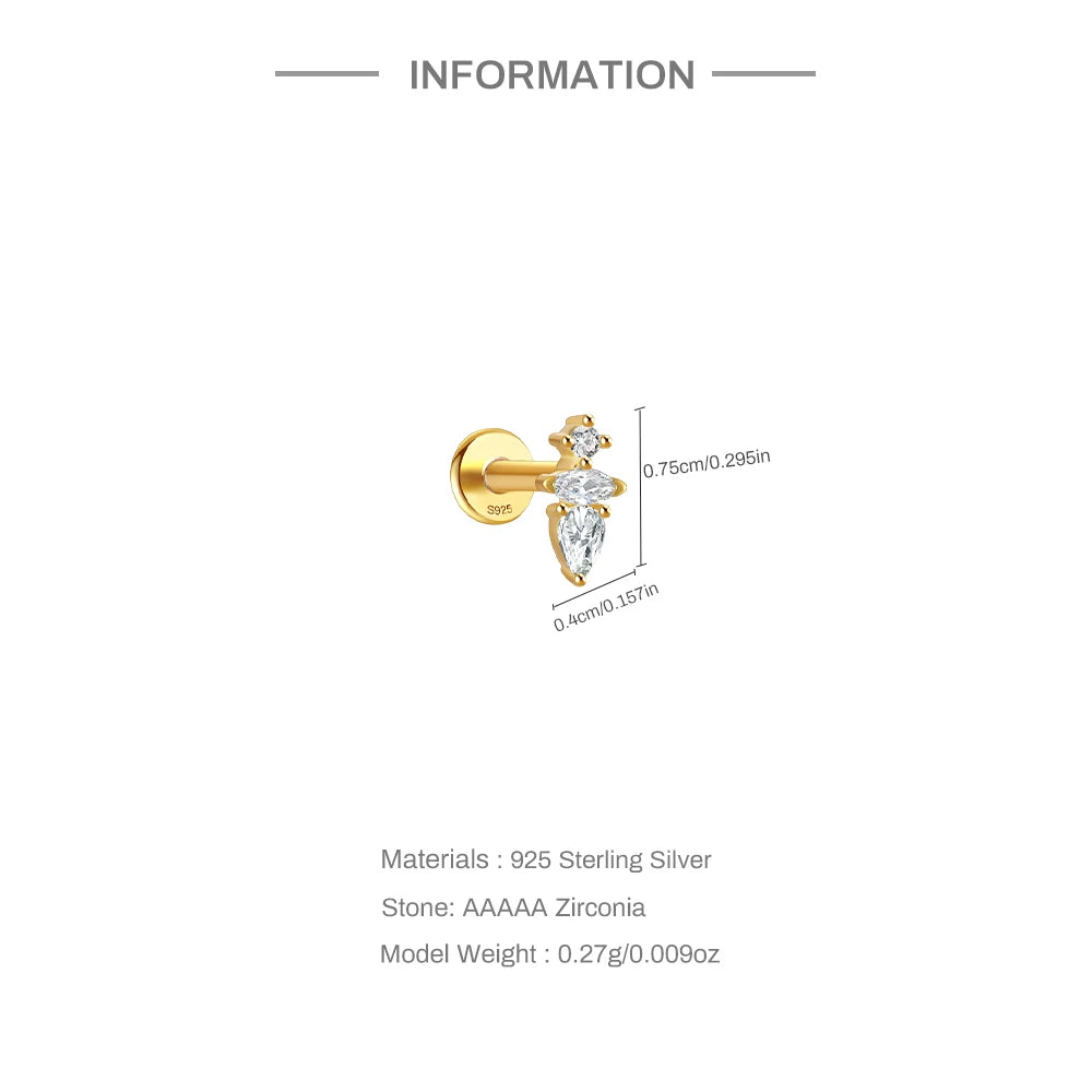 Celeste Moonstar Tassel Stud