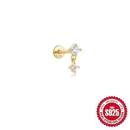 Celeste Moonstar Tassel Stud